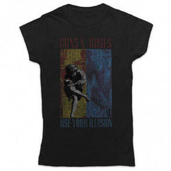 GUNS N' ROSES LADIES TEE: USE YOUR ILLUSION (X-LARGE)