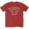 PAUL MCCARTNEY UNISEX TEE: WINGS LOGO (X-LARGE)