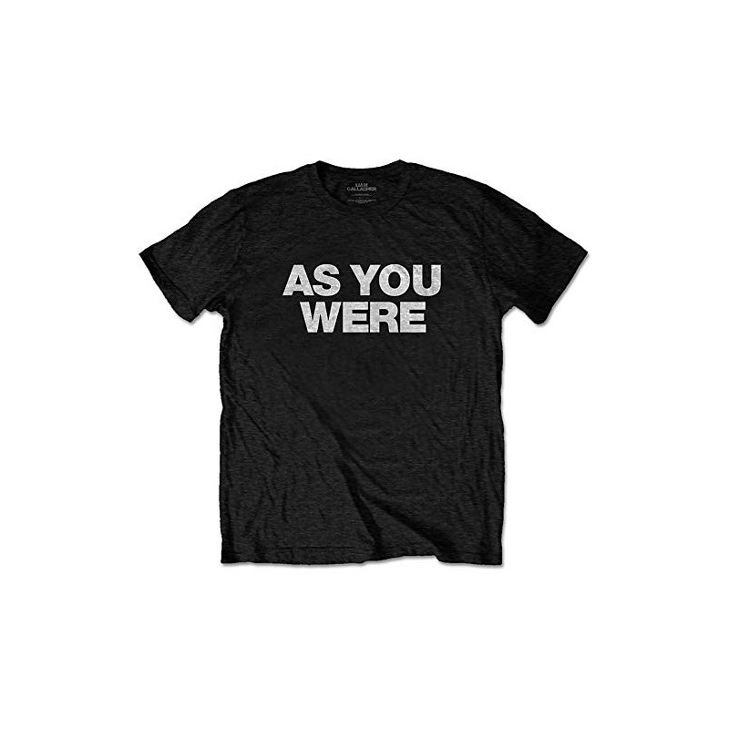 LIAM GALLAGHER UNISEX TEE: AS YOU WERE (XX-LARGE)