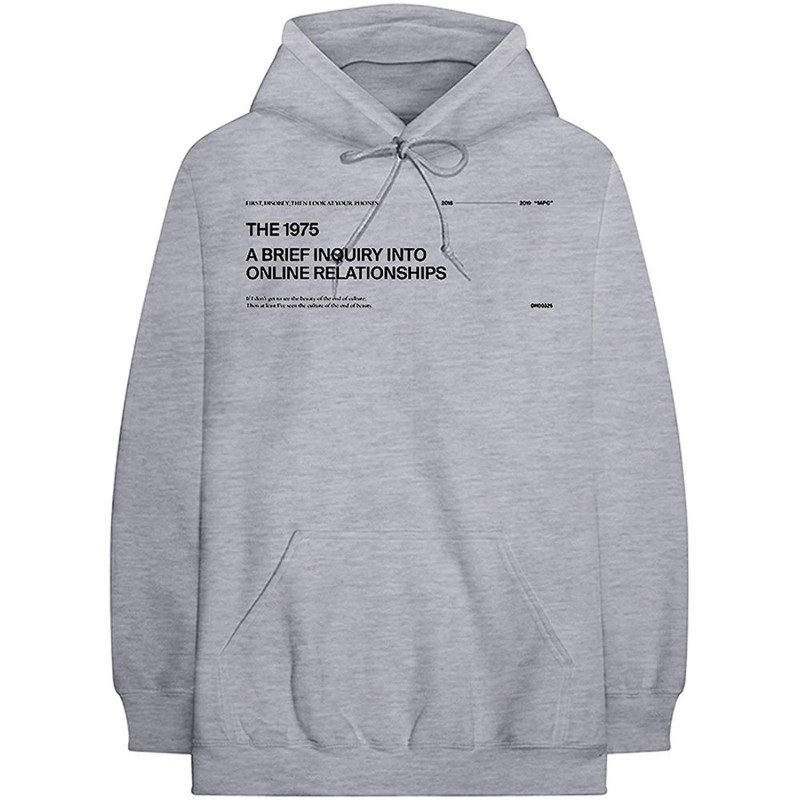 THE 1975 UNISEX PULLOVER HOODIE: ABIIOR VERSION 2. (X-LARGE)