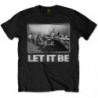 THE BEATLES UNISEX TEE: LET IT BE STUDIO (X-LARGE)
