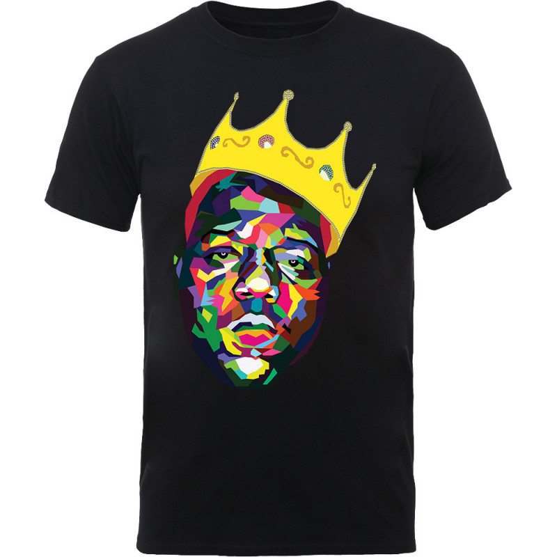 BIGGIE SMALLS UNISEX TEE: CROWN (X-LARGE)