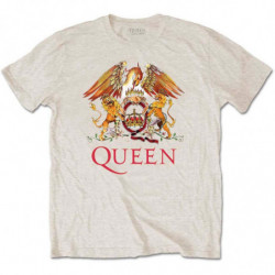 QUEEN UNISEX TEE: CLASSIC CREST (XX-LARGE)