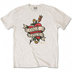 NAS UNISEX TEE: LOVE TATTOO (XX-LARGE)