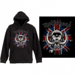 MOTORHEAD UNISEX PULLOVER HOODIE: BRITISH WARPIG (X-LARGE)