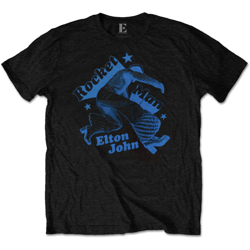 ELTON JOHN UNISEX TEE: ROCKETMAN JUMP (X-LARGE)