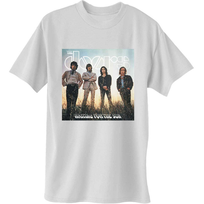 THE DOORS UNISEX TEE: WAITING FOR THE SUN (SMALL)