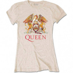 QUEEN LADIES TEE: CLASSIC CREST (X-LARGE)