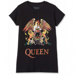 QUEEN LADIES TEE: CLASSIC CREST (MEDIUM)