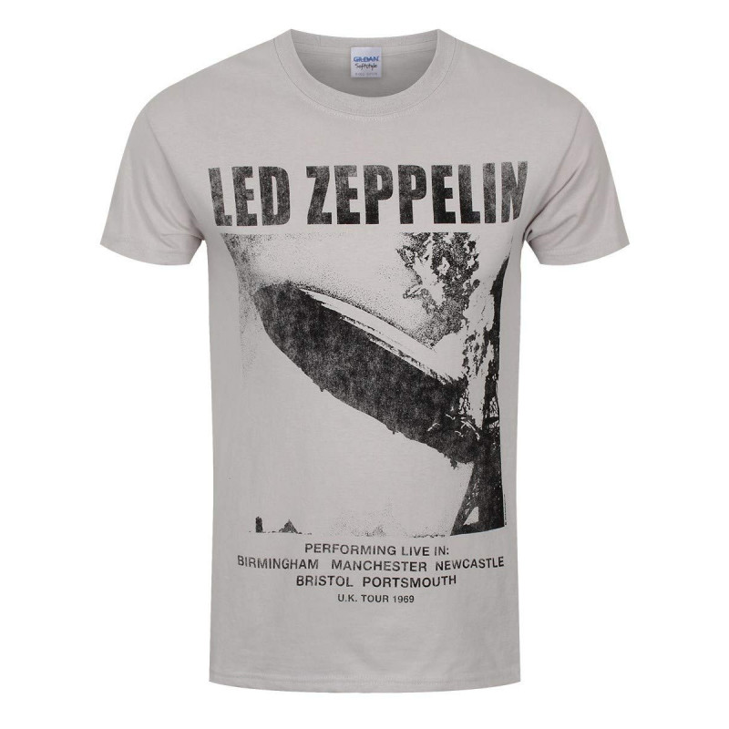 LED ZEPPELIN UNISEX TEE: UK TOUR '69 LZ1. (XX-LARGE)