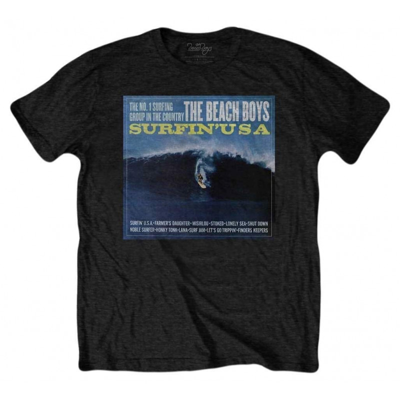 THE BEACH BOYS UNISEX TEE: SURFIN' USA (LARGE)