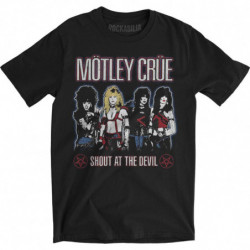 MOTLEY CRUE UNISEX TEE: SHOUT AT THE DEVIL (X-LARGE)