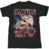 LED ZEPPELIN UNISEX TEE: STARS N' STRIPES USA '77. (SMALL)