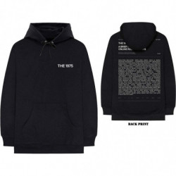 THE 1975 UNISEX PULLOVER HOODIE: ABIIOR WELCOME WELCOME VERSION 2. (BACK PRINT) (X-LARGE)