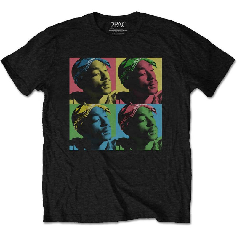 TUPAC MEN'S TEE: POP ART (X-LARGE)