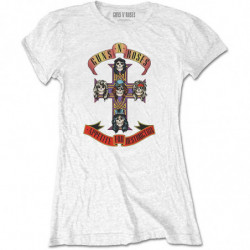 GUNS N' ROSES LADIES TEE: APPETITE FOR DESTRUCTION (RETAIL PACK) (SMALL)
