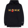 THE ROLLING STONES UNISEX PULLOVER HOODIE: HONK LETTERS (CUFF PRINT) (SMALL)