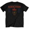 EARTH, WIND & FIRE UNISEX TEE: LET'S GROOVE (BACK PRINT) (MEDIUM)