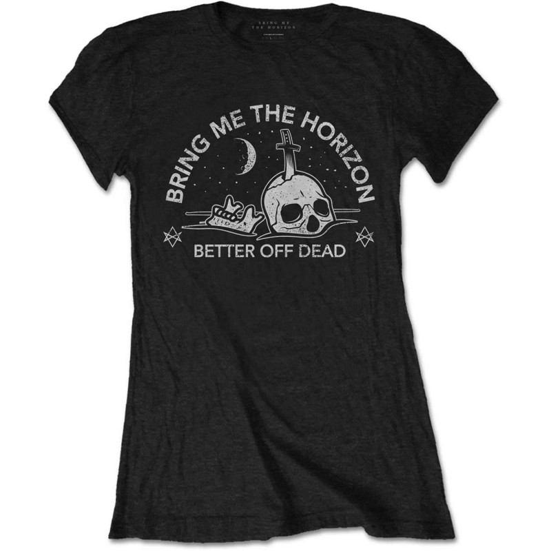 BRING ME THE HORIZON LADIES TEE: HAPPY SONG (MEDIUM)