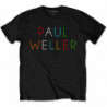 PAUL WELLER UNISEX TEE: MULTICOLOUR LOGO (XX-LARGE)