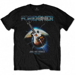 FOREIGNER UNISEX TEE: JUKE BOX HEROES (X-LARGE)