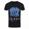 QUEEN UNISEX TEE: BLUE CREST (LARGE)