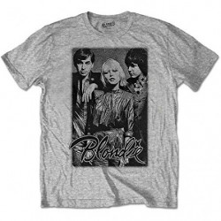 BLONDIE UNISEX TEE: BAND PROMO (SMALL)
