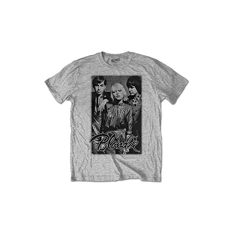 BLONDIE UNISEX TEE: BAND PROMO (SMALL)