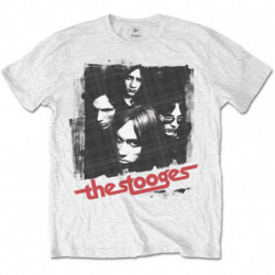 IGGY & THE STOOGES UNISEX TEE: FOUR FACES (XX-LARGE)