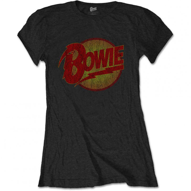 DAVID BOWIE LADIES TEE: DIAMOND DOGS VINTAGE (MEDIUM)