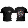 MOTORHEAD UNISEX TEE: BRITISH WARPIG & LOGO (BACK PRINT) (SMALL)