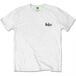 THE BEATLES UNISEX TEE: DROP T LOGO (BACK PRINT/RETAIL PACK) (X-LARGE)