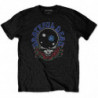 GRATEFUL DEAD UNISEX TEE: SPACE YOUR FACE & LOGO (X-LARGE)