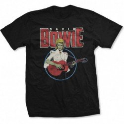 DAVID BOWIE UNISEX TEE: ACOUSTIC BOOTLEG (SMALL)