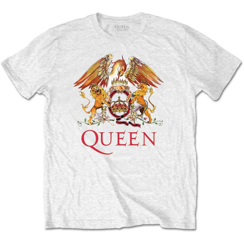 QUEEN UNISEX TEE: CLASSIC CREST (MEDIUM)