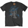 ROD STEWART UNISEX TEE: SCRIBBLE PHOTO (SMALL)