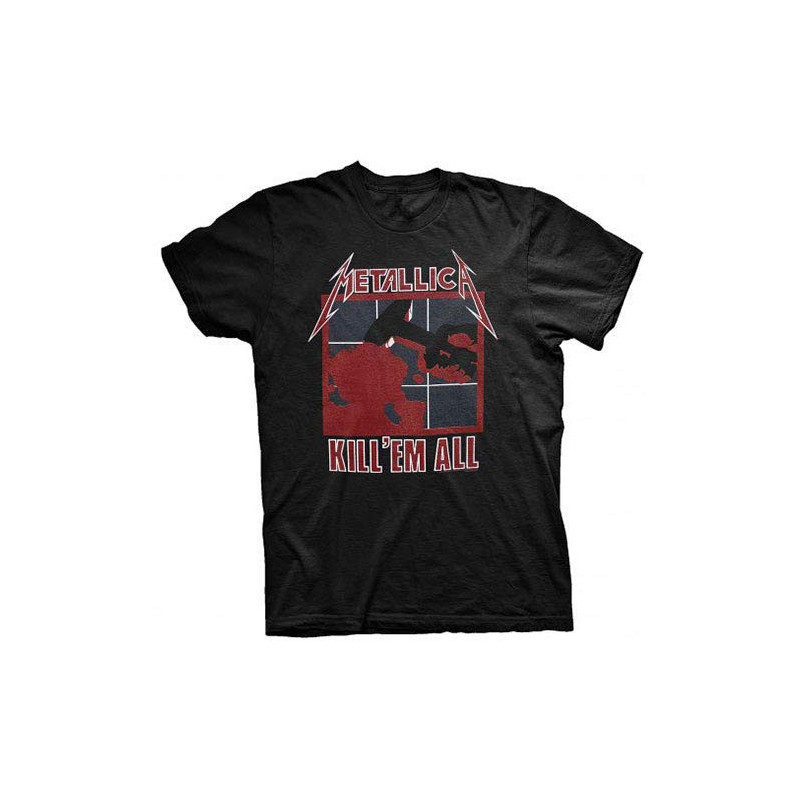 METALLICA UNISEX TEE: KILL 'EM ALL (BACK PRINT) (X-LARGE)