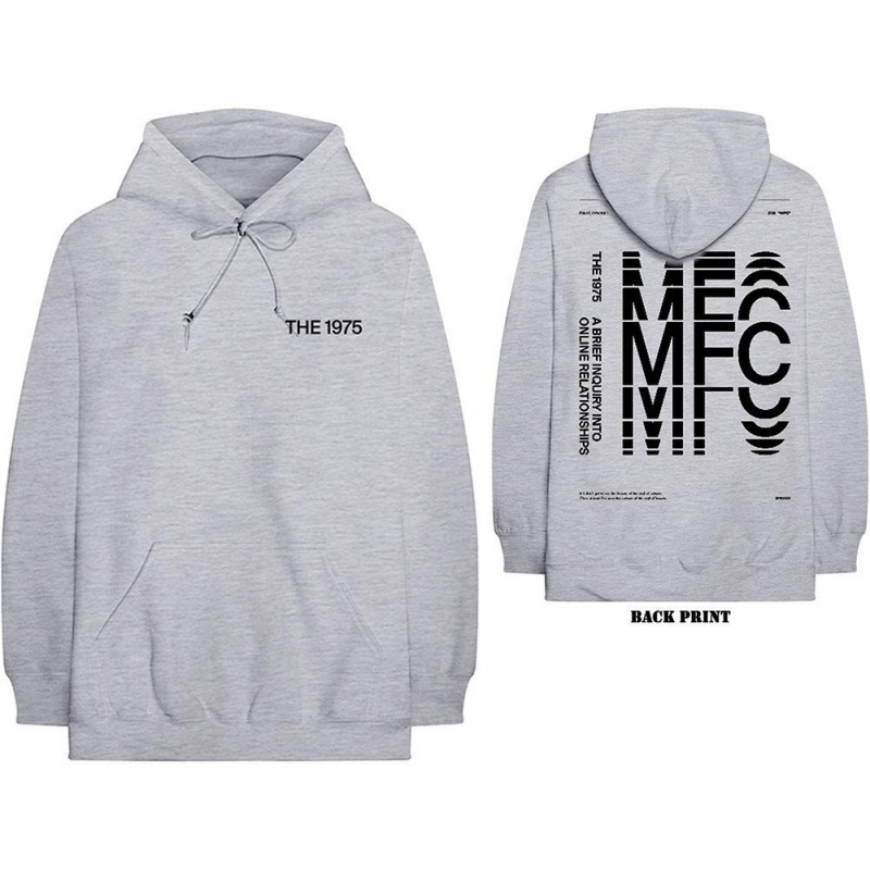 THE 1975 UNISEX PULLOVER HOODIE: ABIIOR MFC (BACK PRINT) (XX-LARGE)