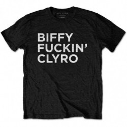 BIFFY CLYRO UNISEX TEE: BIFFY FUCKING CLYRO (LARGE)