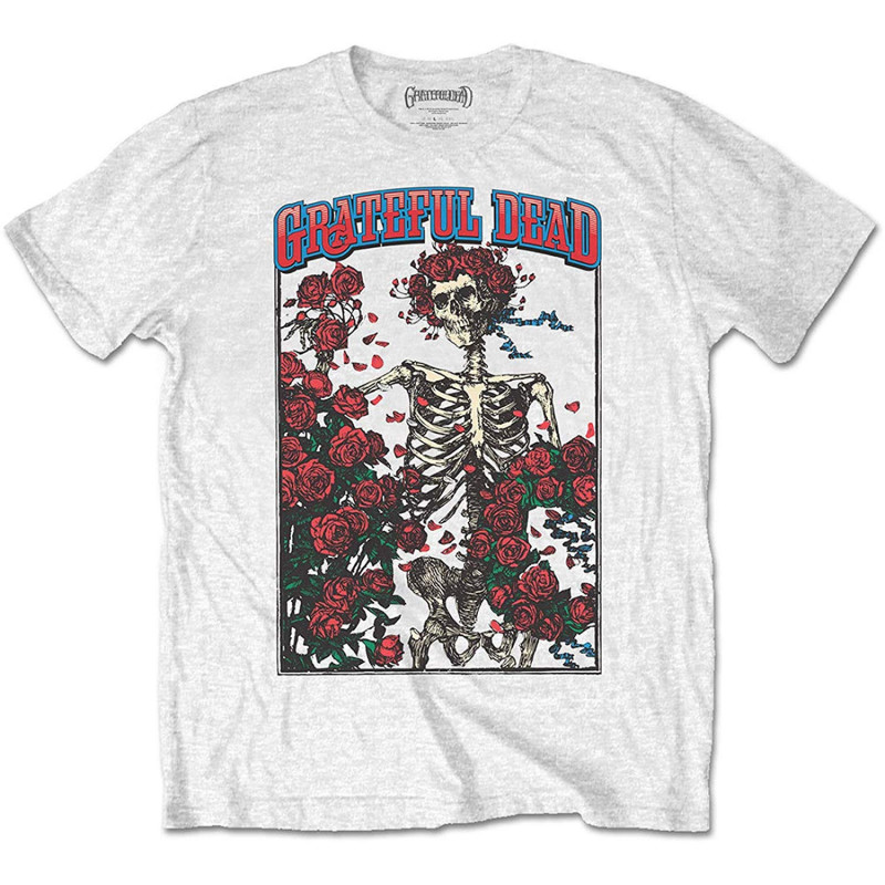 GRATEFUL DEAD UNISEX TEE: BERTHA & LOGO (LARGE)