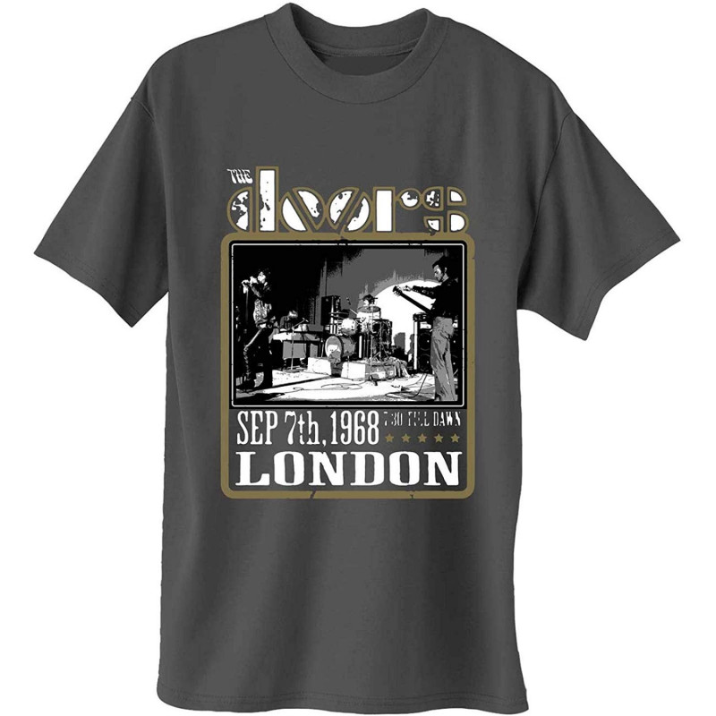 THE DOORS UNISEX TEE: ROUNDHOUSE LONDON (X-LARGE)