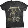 METALLICA UNISEX TEE: JUSTICE VINTAGE (SMALL)