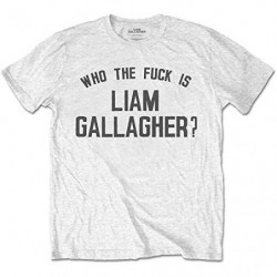 LIAM GALLAGHER UNISEX TEE: WHO THE FUCKà (X-LARGE)