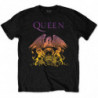 QUEEN UNISEX TEE: GRADIENT CREST (MEDIUM)