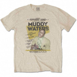 MUDDY WATERS UNISEX TEE: PEPPERMINT LOUNGE (LARGE)