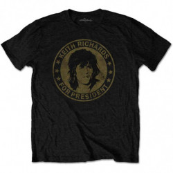 THE ROLLING STONES KID'S TEE: KEITH FOR PRESIDENT (RETAIL PACK) (LARGE)