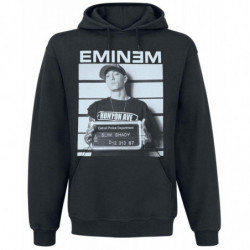 EMINEM UNISEX PULLOVER HOODIE: ARREST (LARGE)