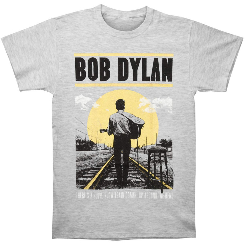 BOB DYLAN UNISEX TEE: SLOW TRAIN (MEDIUM)