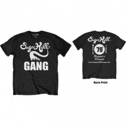THE SUGAR HILL GANG UNISEX TEE: RAPPERS DELIGHT TOUR (BACK PRINT) (SMALL)