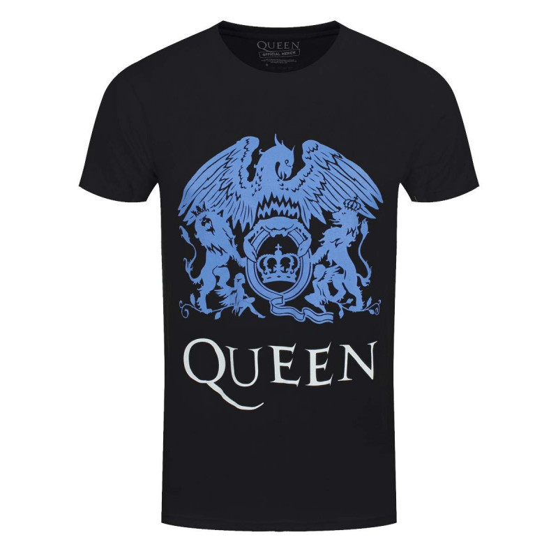 QUEEN UNISEX TEE: BLUE CREST (MEDIUM)